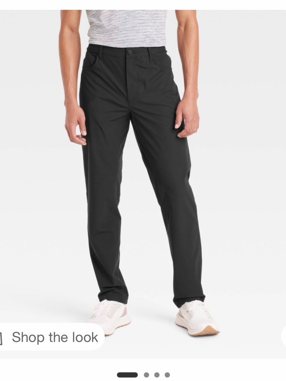 Men's 360 Lifestyle Twill Black Pant  - regular fit  sz 32x30